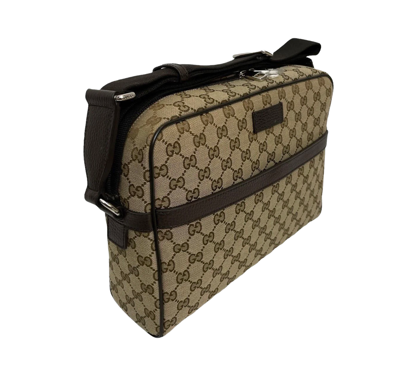 Gucci GG Monogram Canvas Messenger Bag