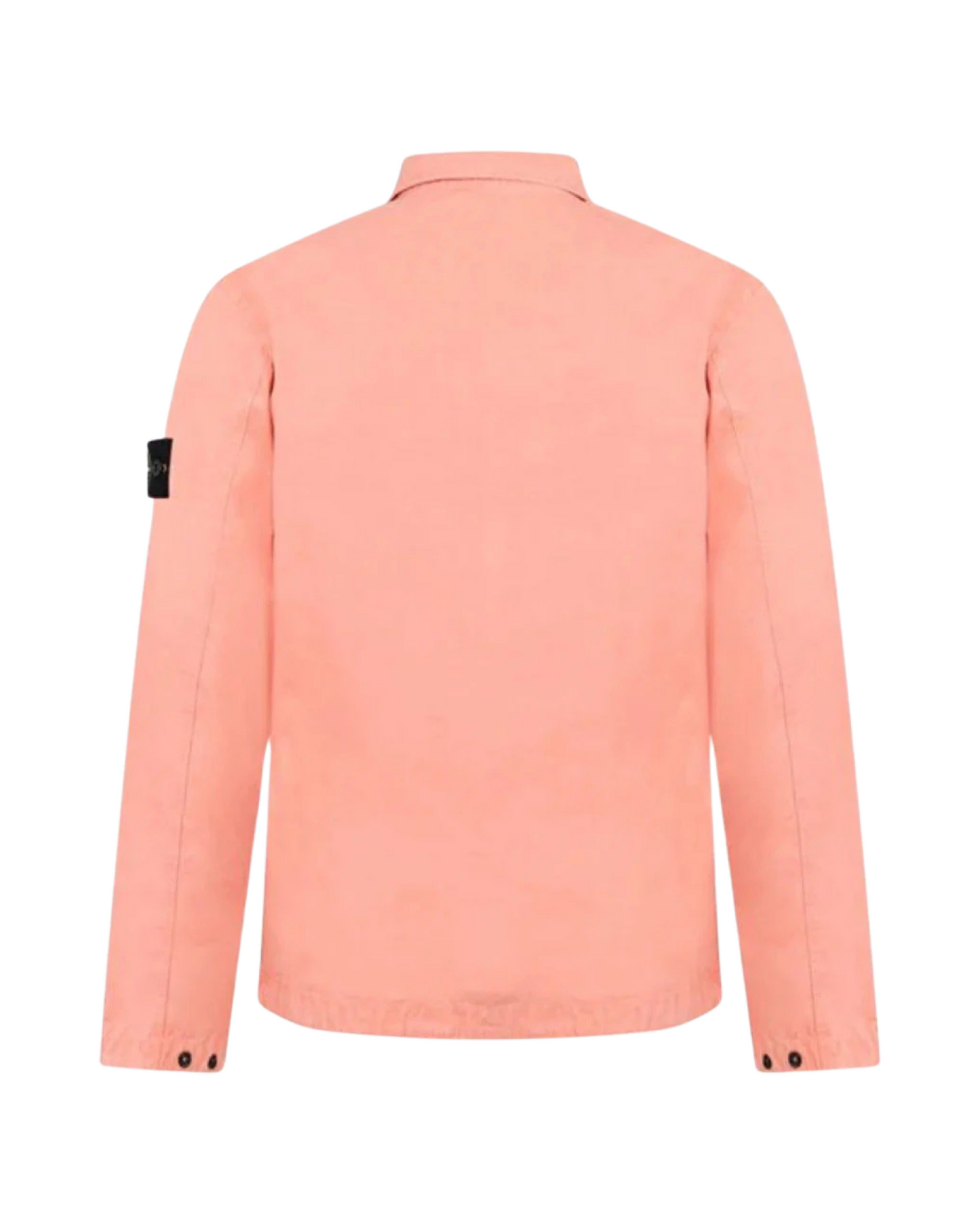 Stone Island Garment Dyed Overshirt In Pesca