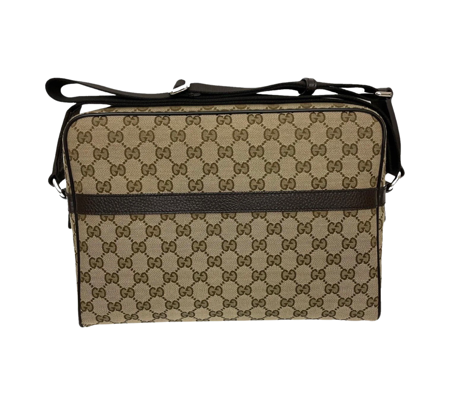 Gucci GG Monogram Canvas Messenger Bag