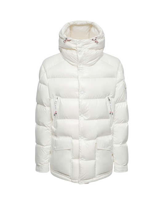 Moncler Chiablese Down Puffer Coat In White
