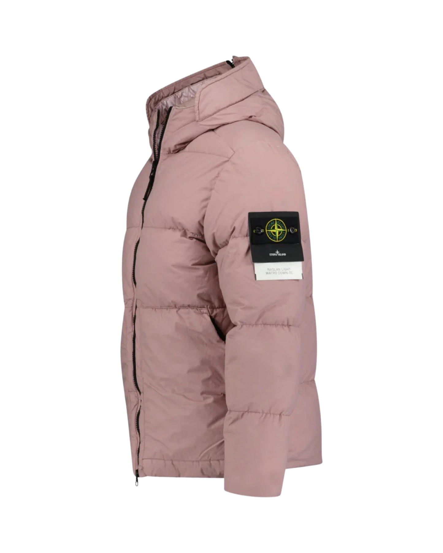 Stone Island Naslan Light Watro Down Puffer Coat In Rose