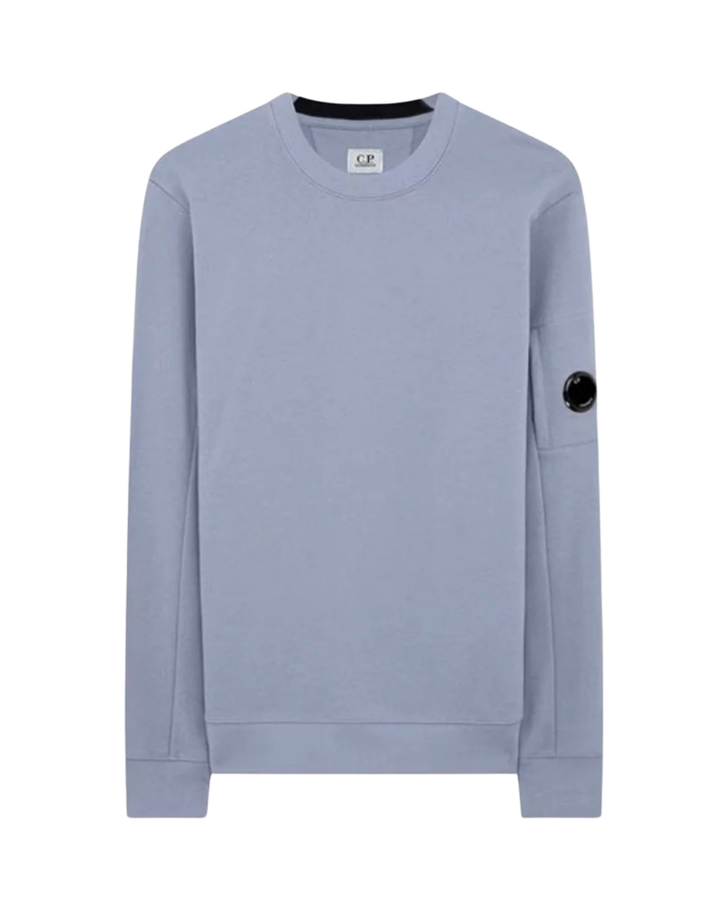 CP Company Lens Sweater In Sky Blue