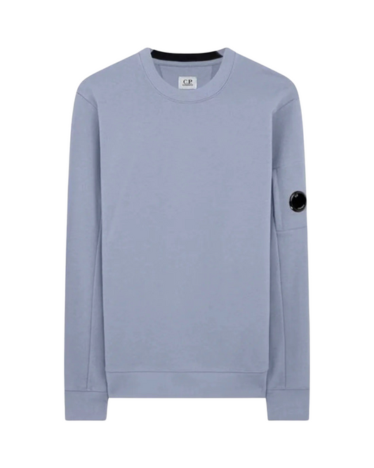 CP Company Lens Sweater In Sky Blue