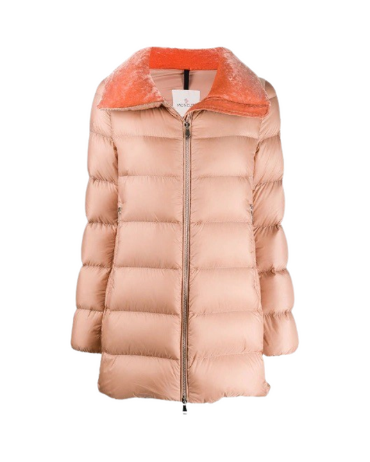 Moncler Torcon Down Coat In Pink