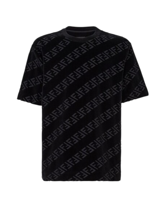 Fendi FF T-Shirt In Black