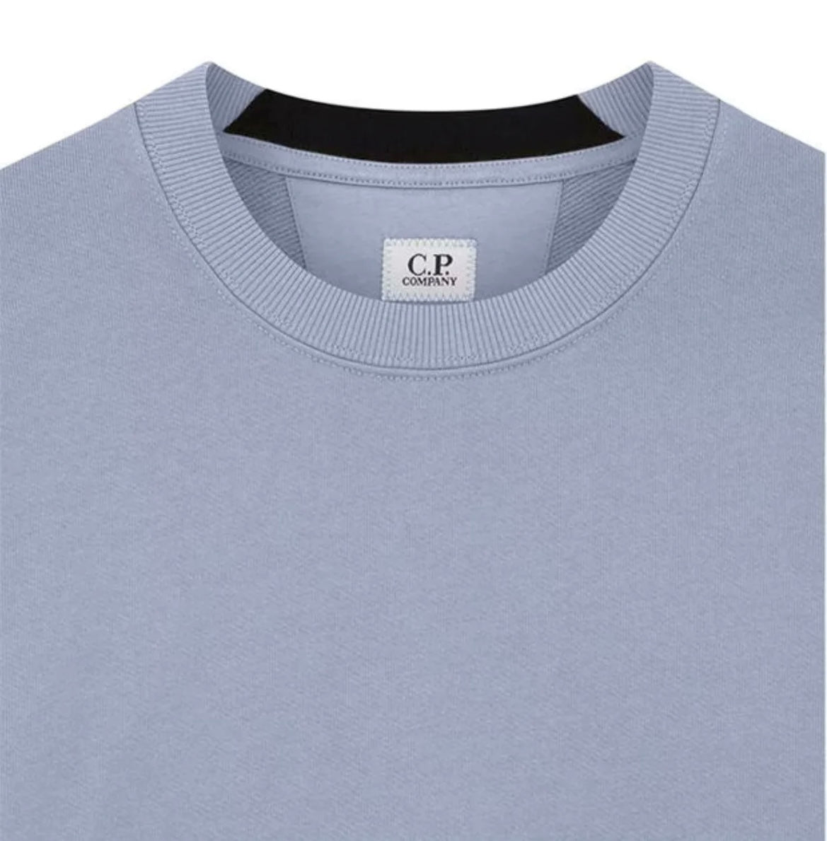 CP Company Lens Sweater In Sky Blue