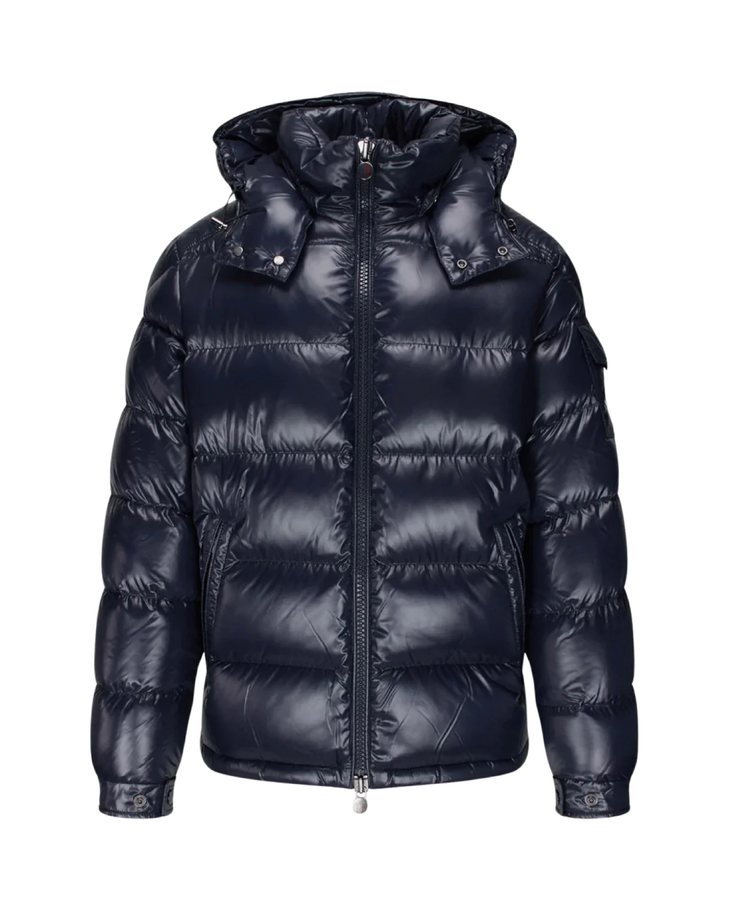 Moncler Maya Down Puffer Coat In Navy