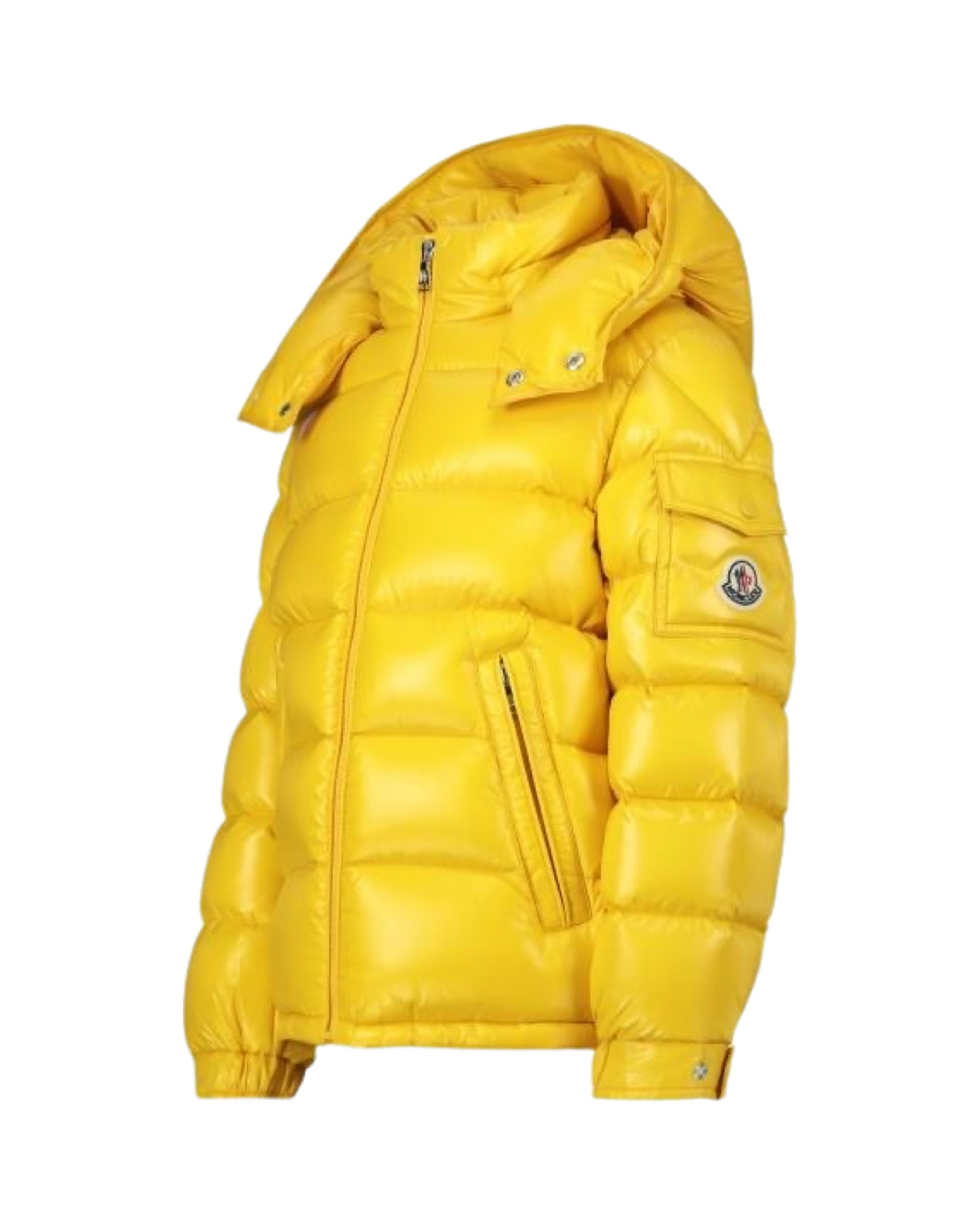 Moncler Maya Down Puffer Coat In Yellow