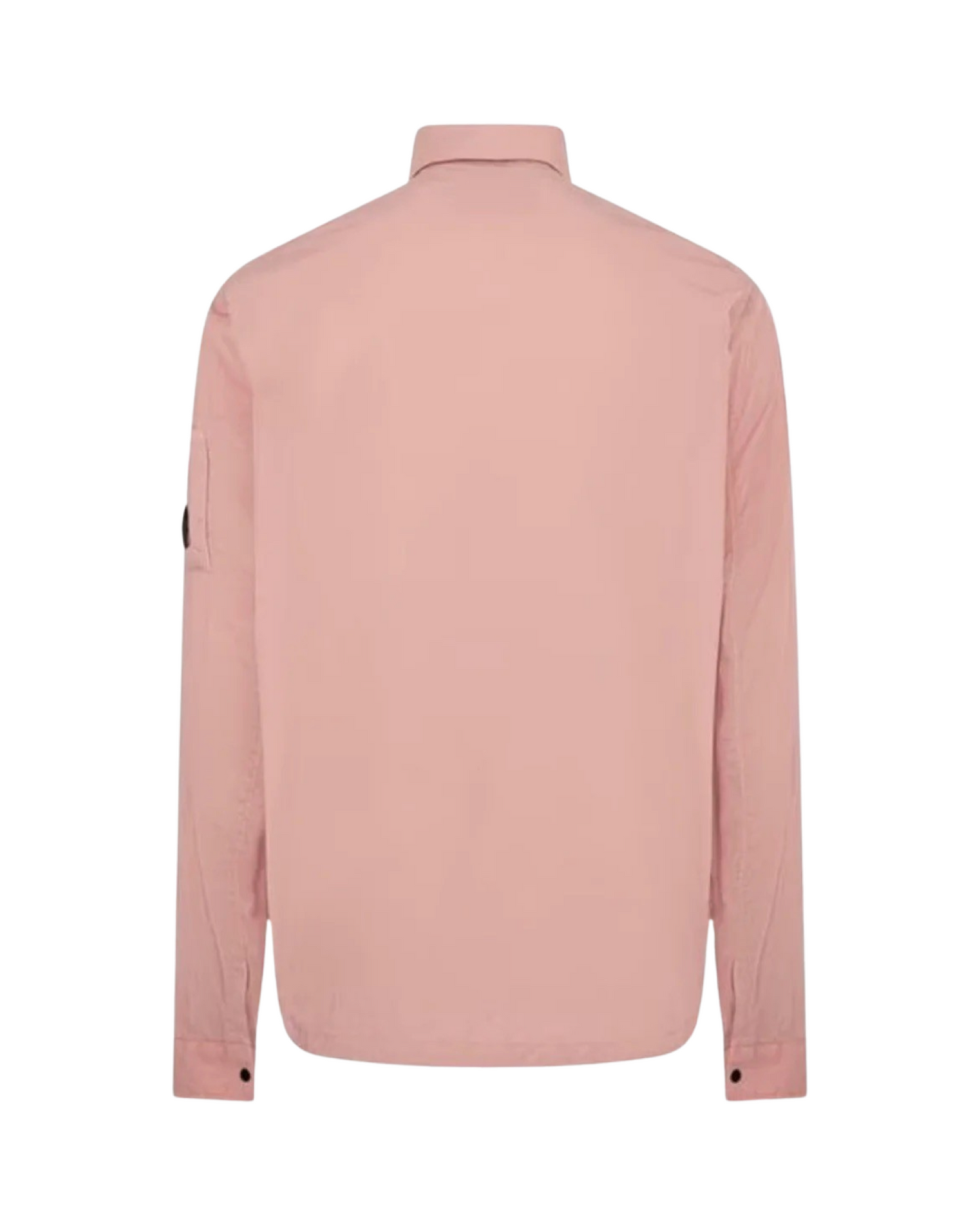 CP Company Lens Overshirt Jacket In Pale Mauve