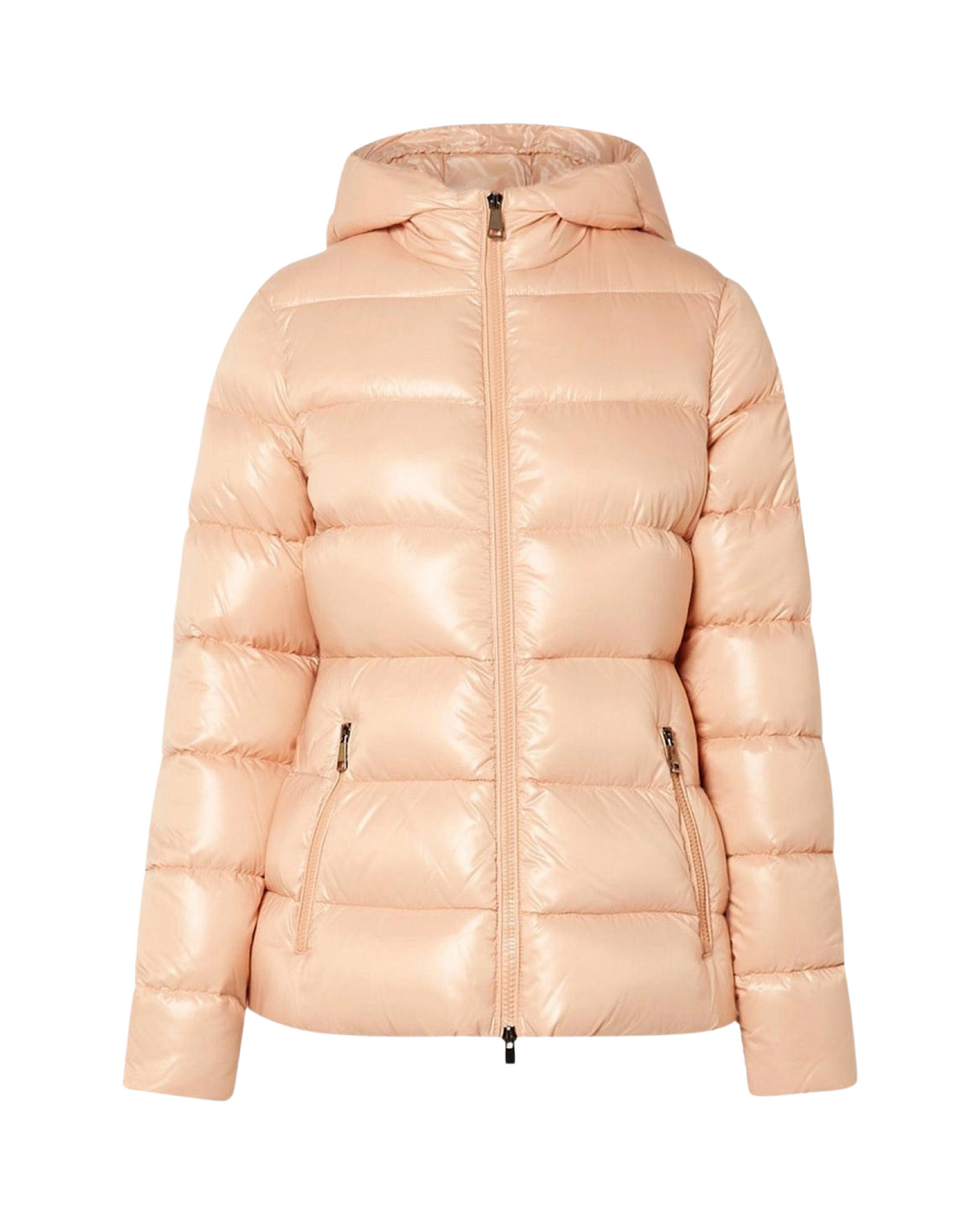 Moncler Rhin Down Puffer Coat In Pink