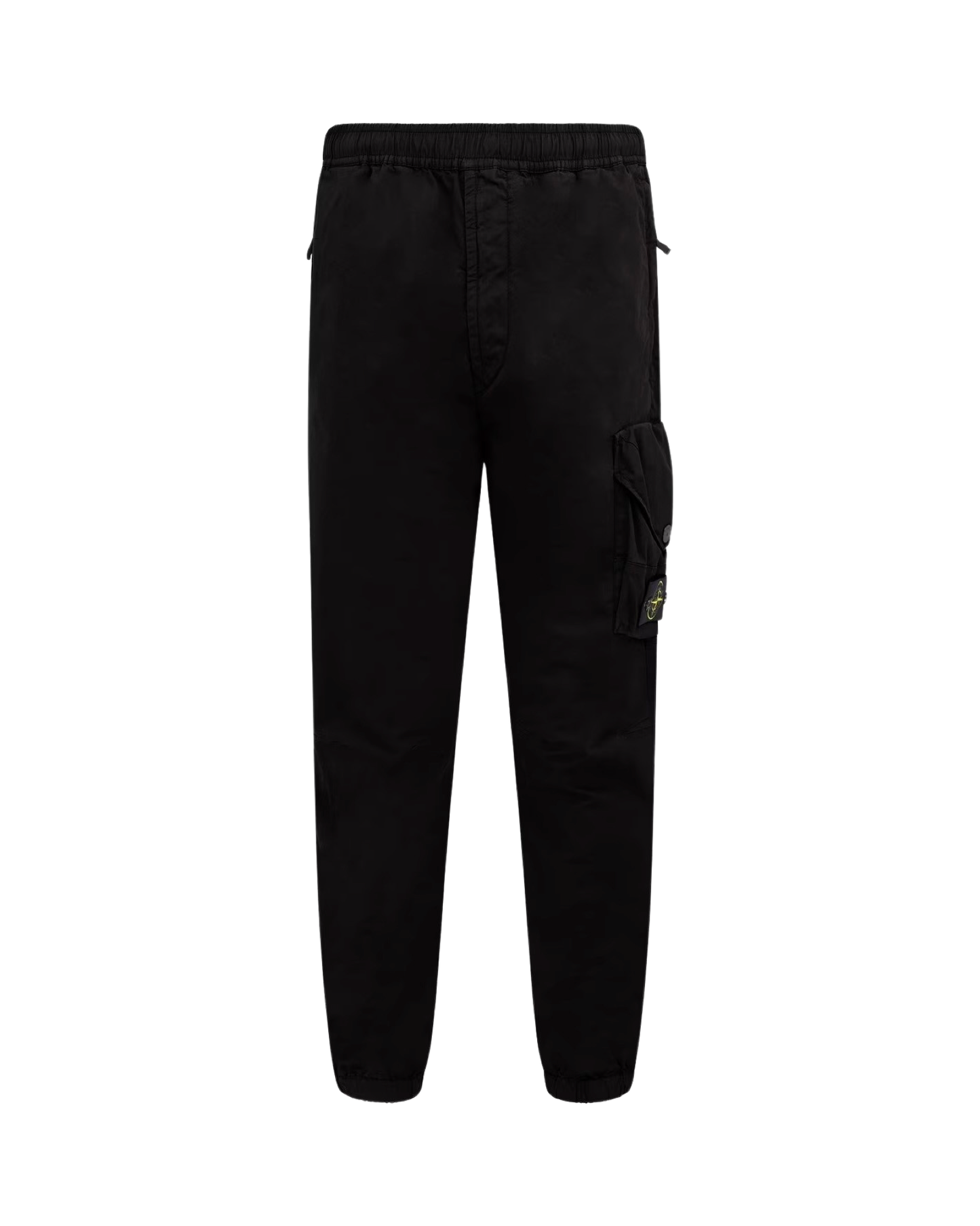 Stone Island Cargo Trousers In Black