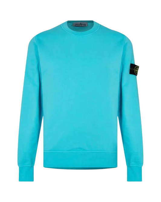 Stone Island Sweater In Turquoise