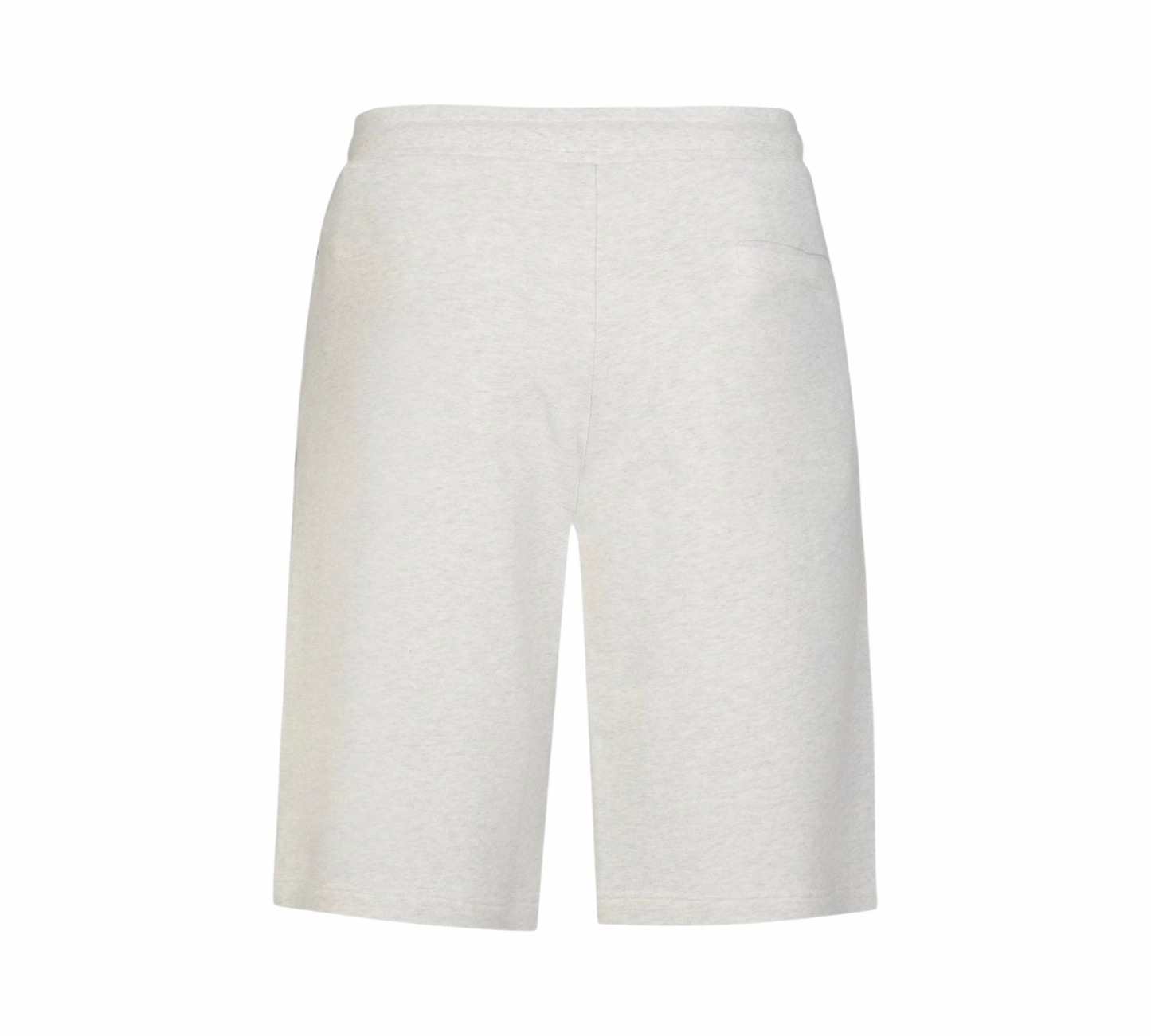 Moncler Logo Cotton Shorts In Grey