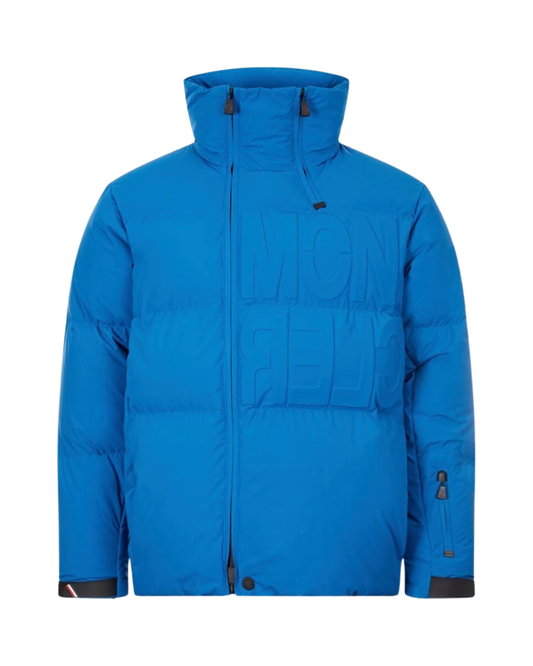 Moncler Grenoble Down Coat In Blue