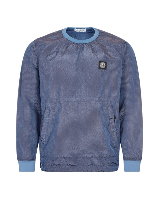 Stone Island Nylon Metal Sweater In Blue