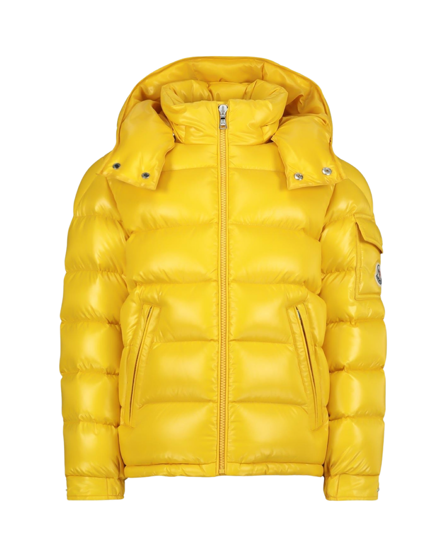 Moncler Maya Down Puffer Coat In Yellow