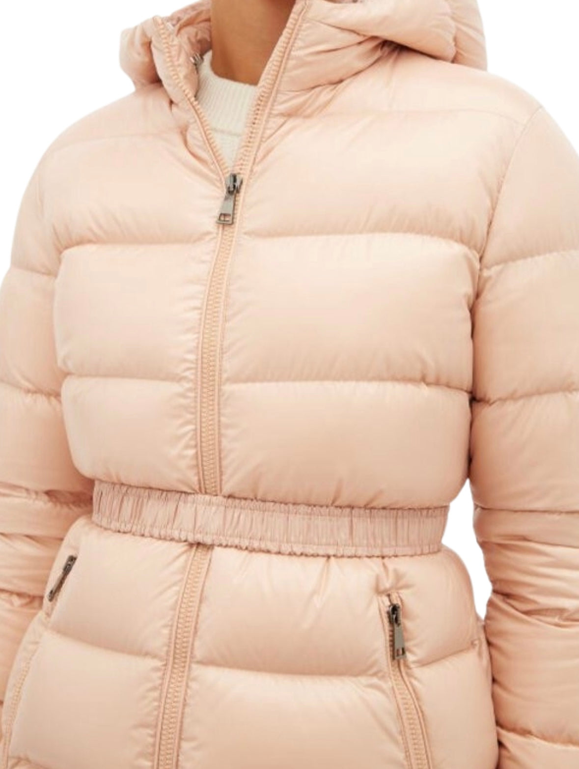 Moncler Rhin Down Puffer Coat In Pink