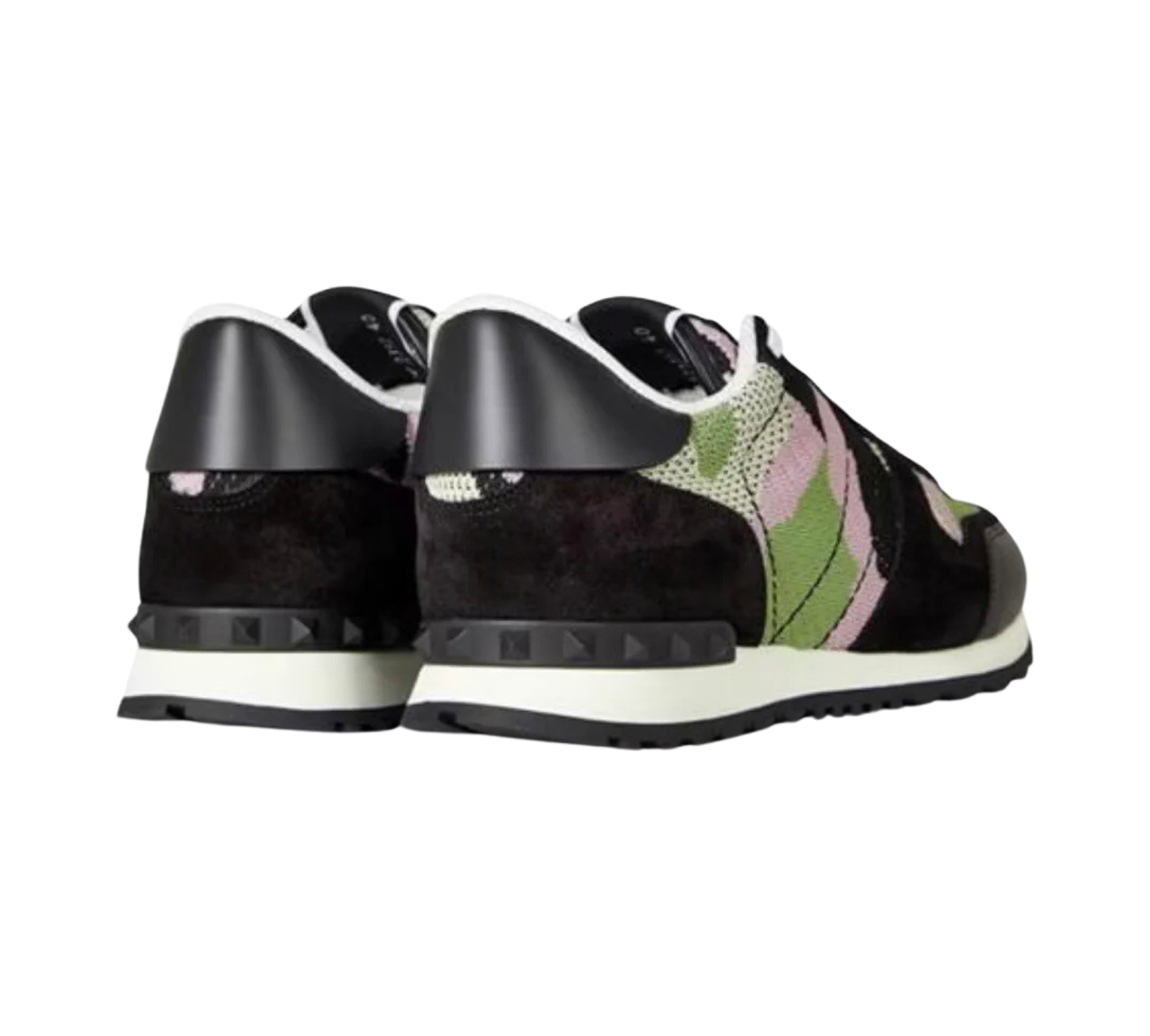 Valentino Mesh Rockrunner Trainers In Black