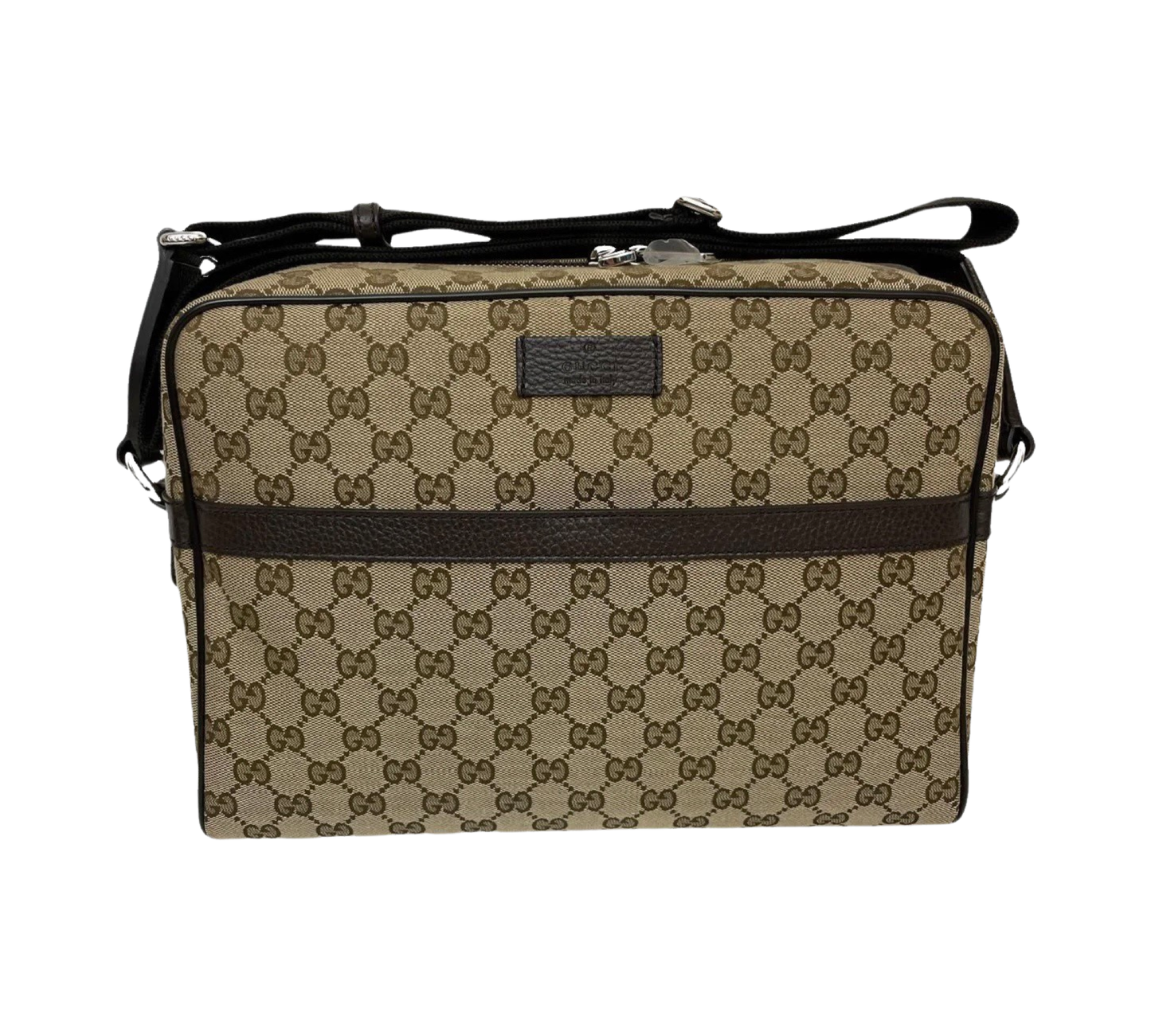 Gucci GG Monogram Canvas Messenger Bag