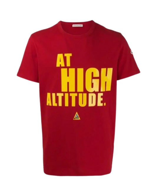 Moncler High Altitude T-shirt In Red