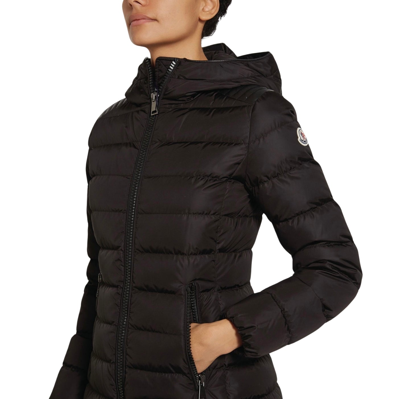 Moncler Talev Down Puffer Coat In Black