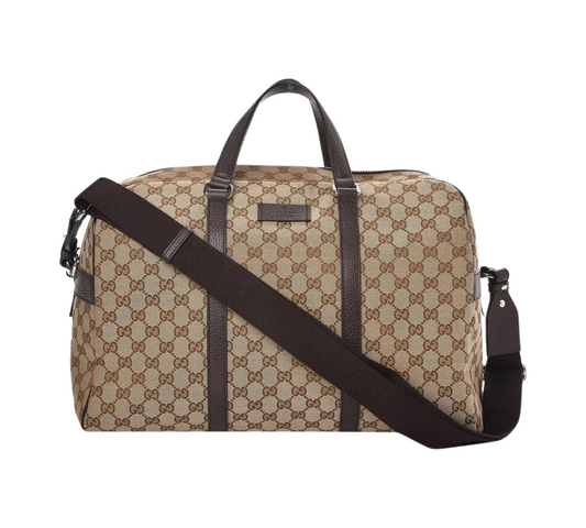 Gucci GG Supreme Monogram Canvas Duffle Bag