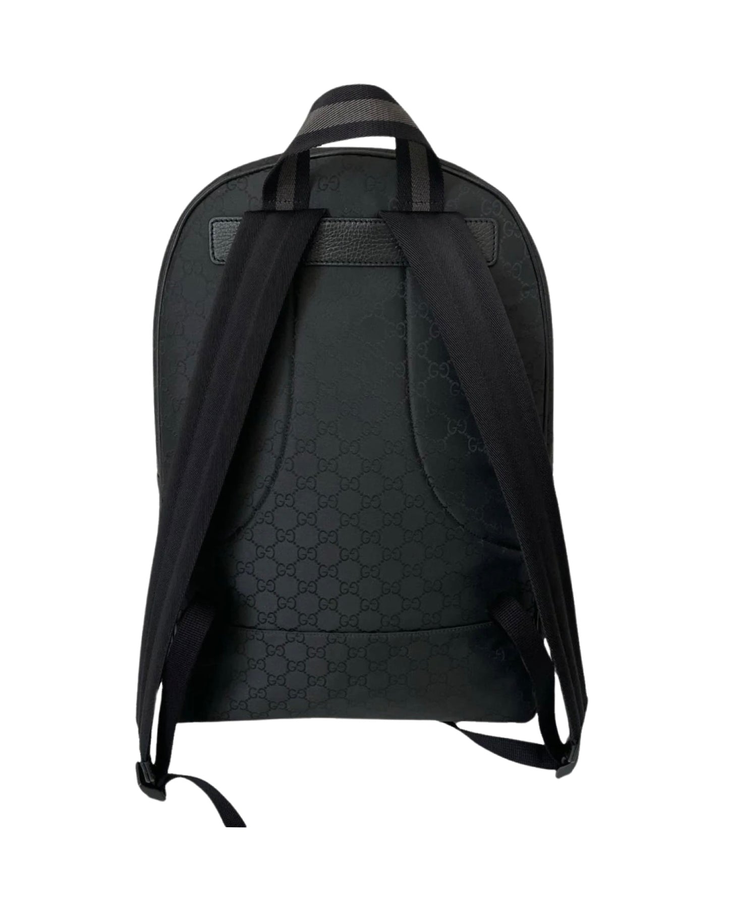 Gucci GG Monogram Backpack In Black