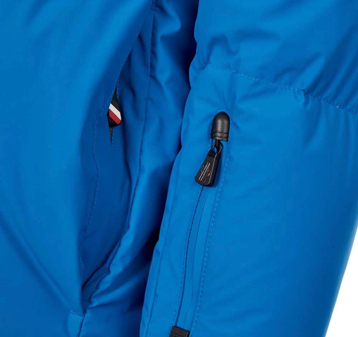 Moncler Grenoble Down Coat In Blue