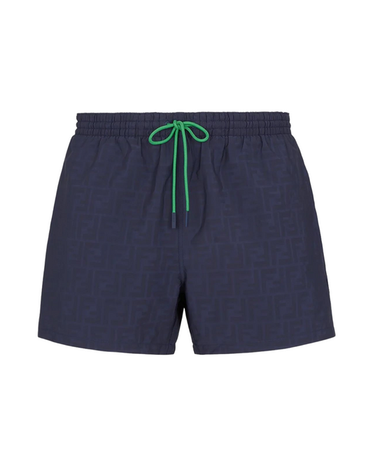 Fendi FF Swim Shorts Navy