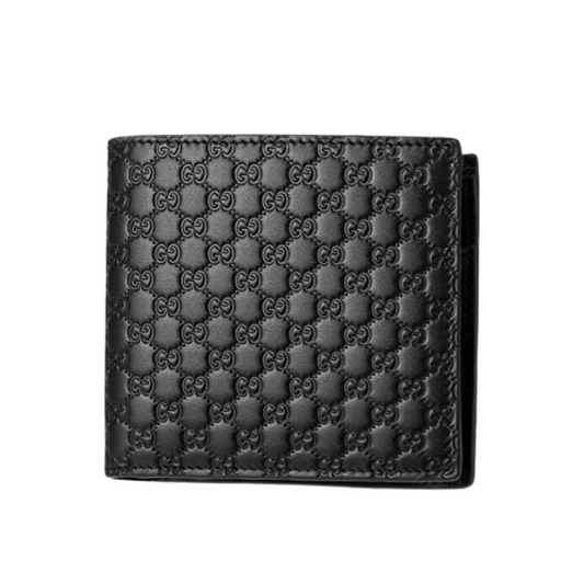 Gucci GG Leather Wallet In Black