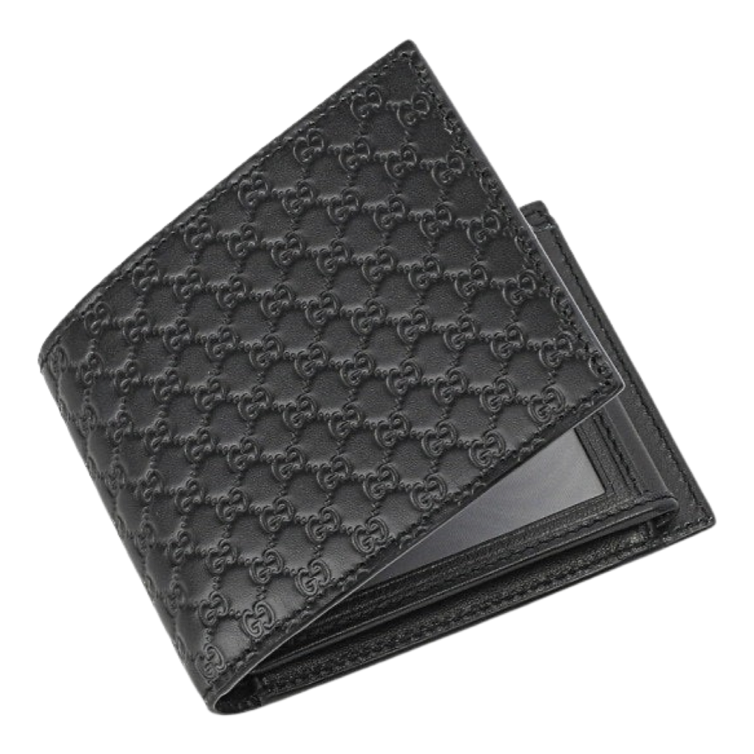 Gucci GG Leather Wallet In Black