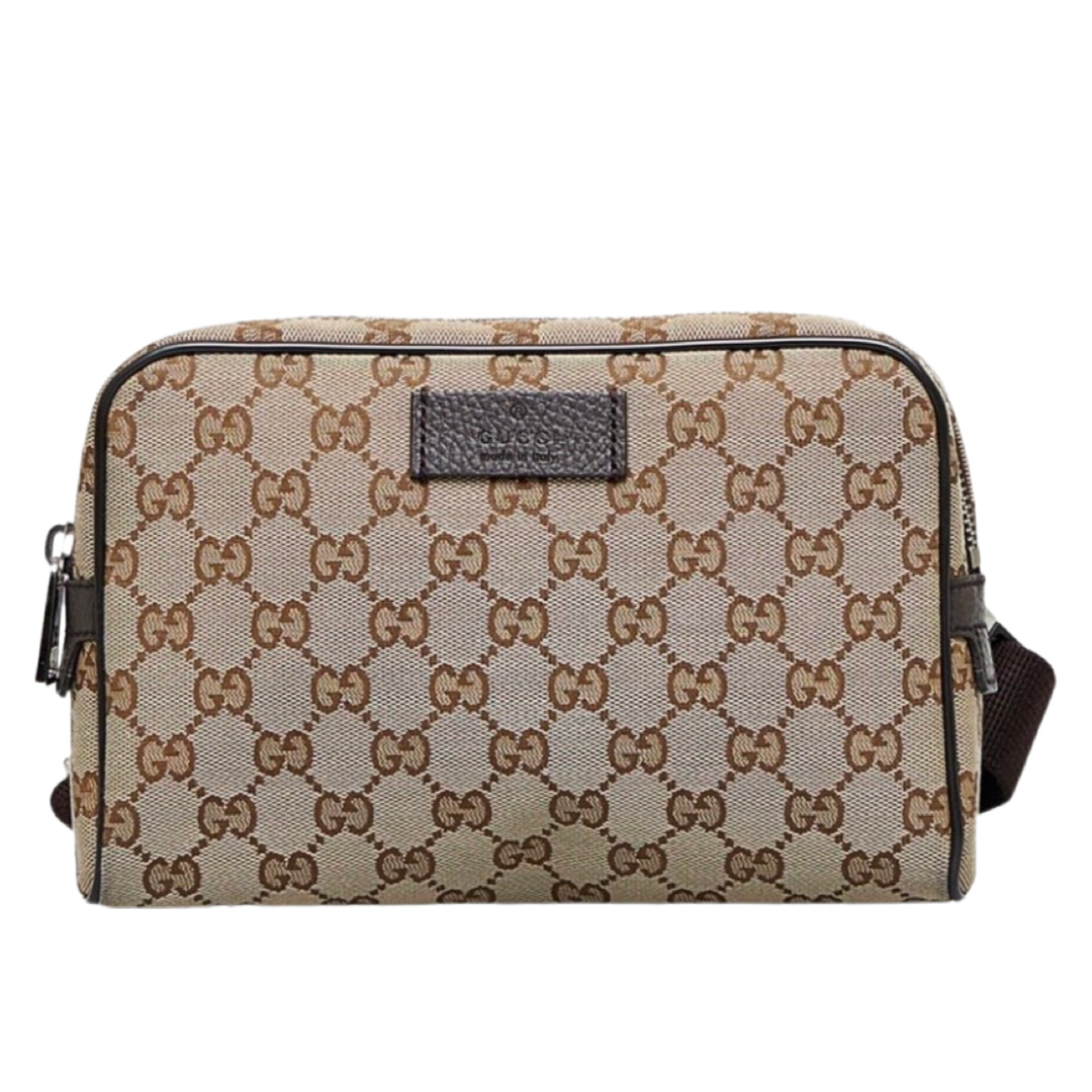 Gucci GG Cross Body Bag In Beige