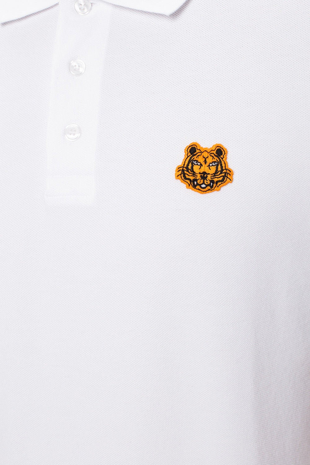 Kenzo Tiger Polo Shirt In White