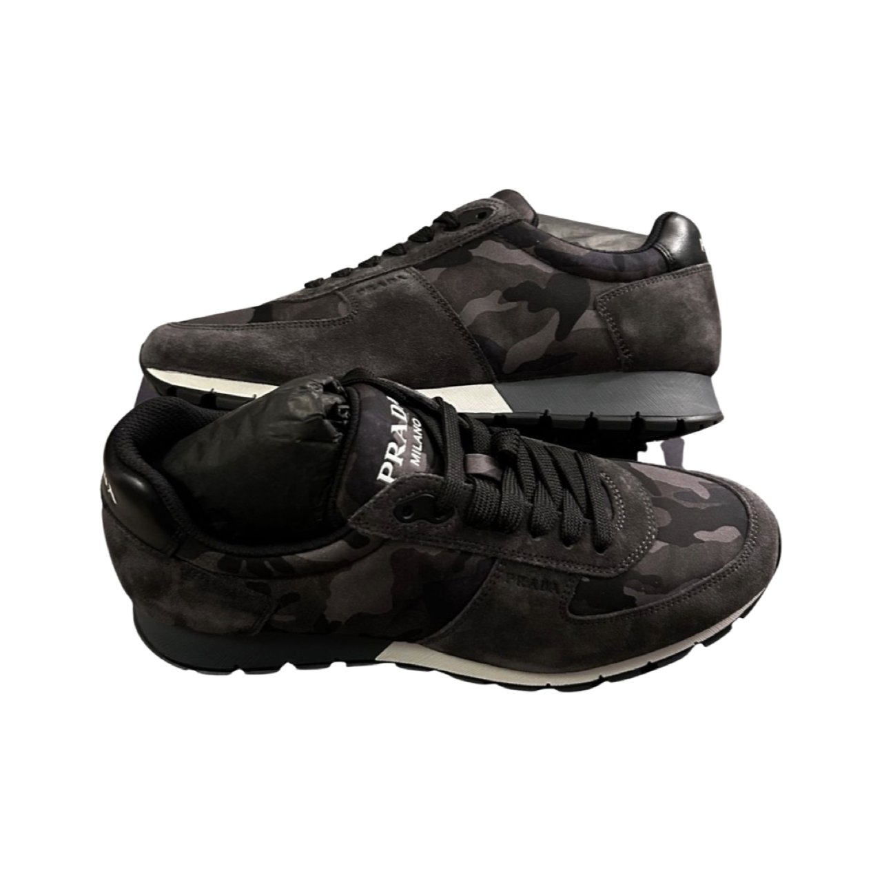 Prada Nylon Camouflage Trainers