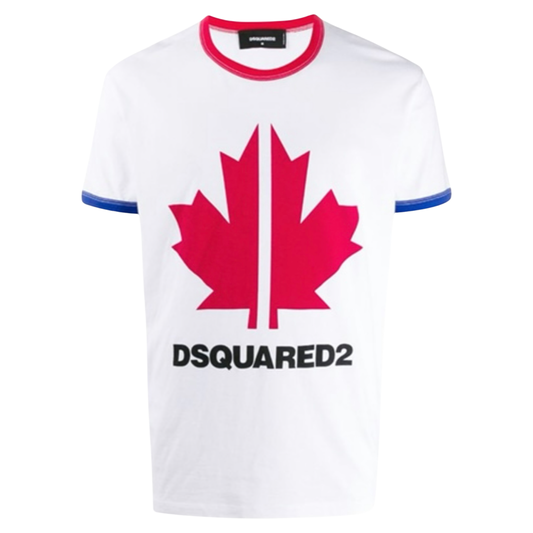 Dsquared2 Maple Leaf T-shirt In White