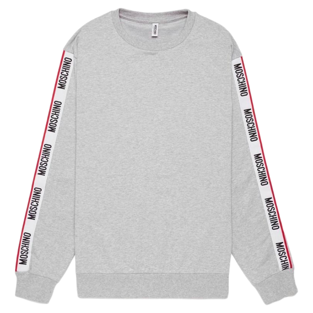 Moschino best sale taped sweatshirt