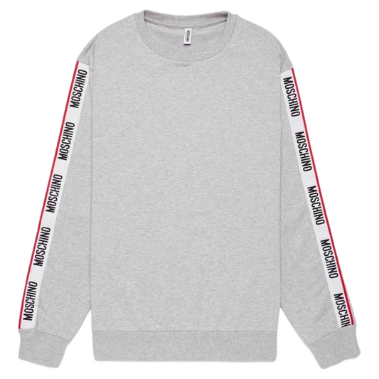 Moschino Tape Sweater In Grey