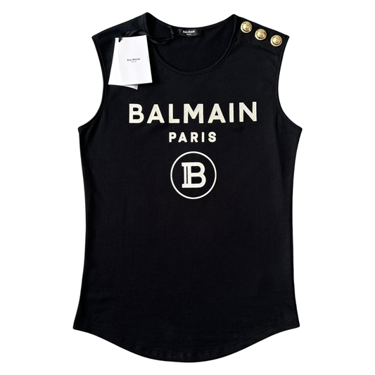 Balmain Vest In Black