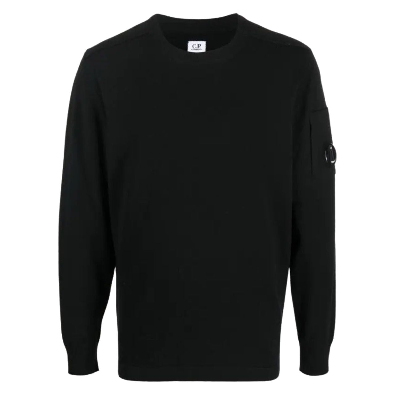 CP Company Lens Sweater In Black