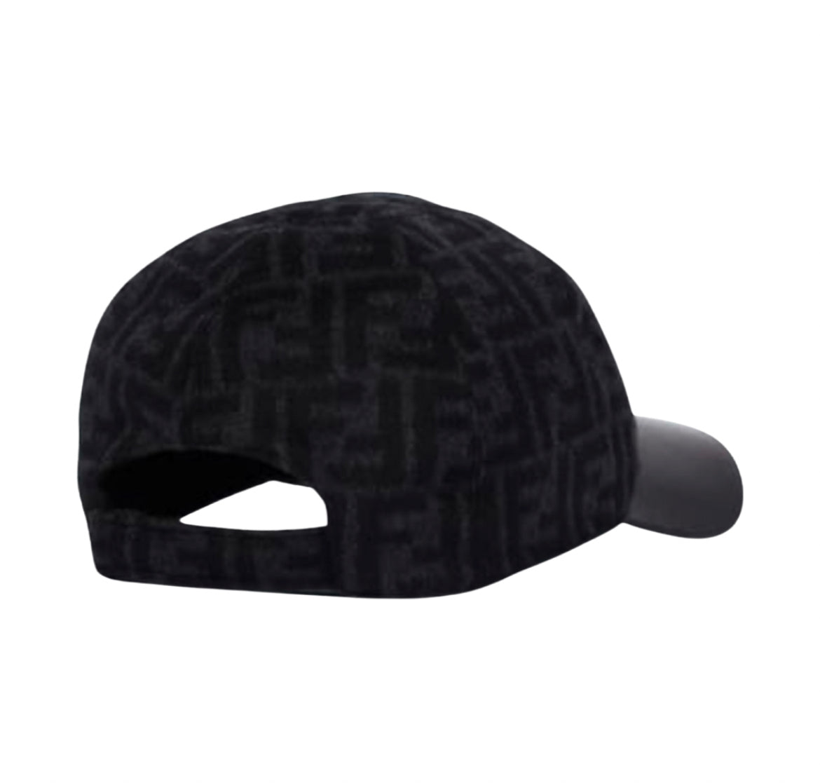 Fendi FF Wool Hat In Black