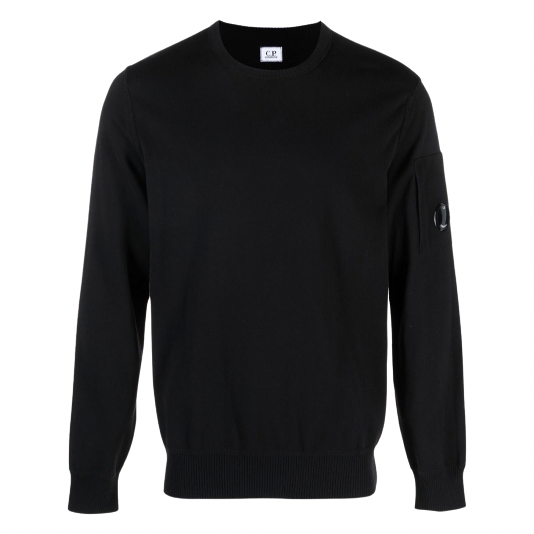 CP Company Lens Sweater In Black