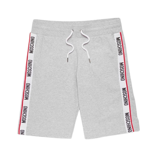 Moschino Tape Shorts In Grey