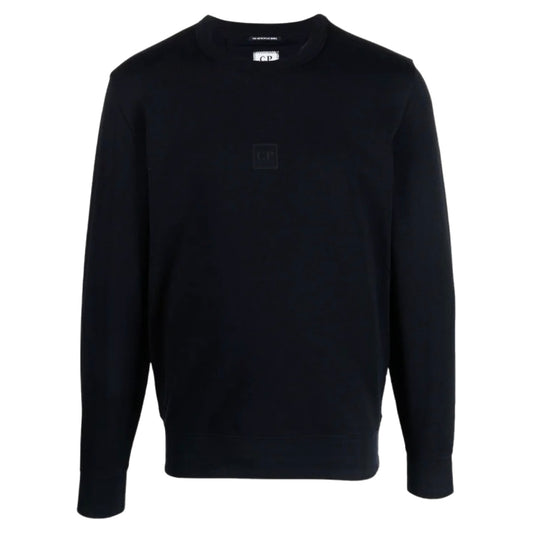 CP Company Patch Logo Sweater In Navy