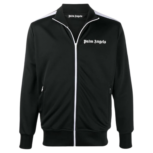 Palm Angels Track Jacket In Black