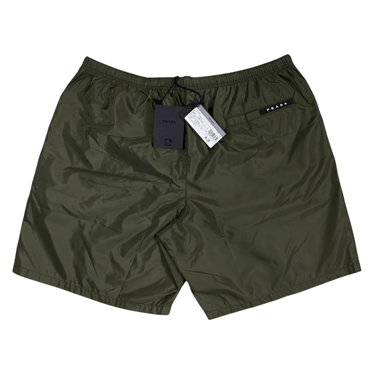 Prada Swim Shorts In Khaki