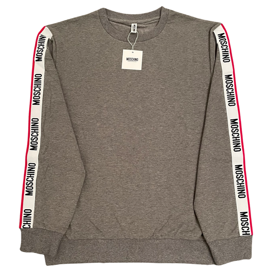 Moschino Tape Sweater In Grey