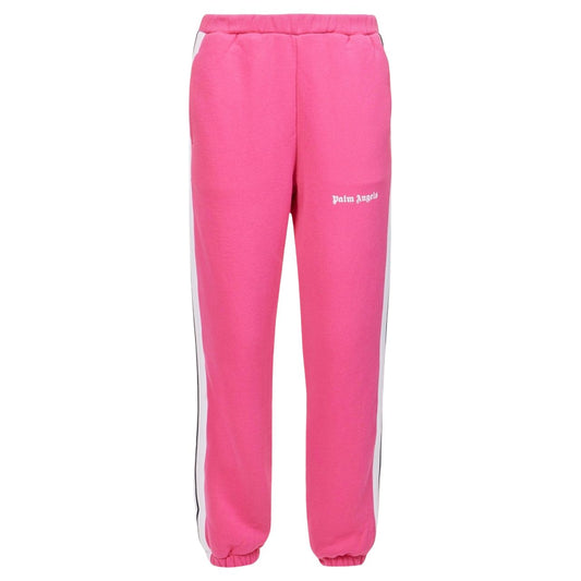 Palm Angels Cotton Track Joggers In Pink