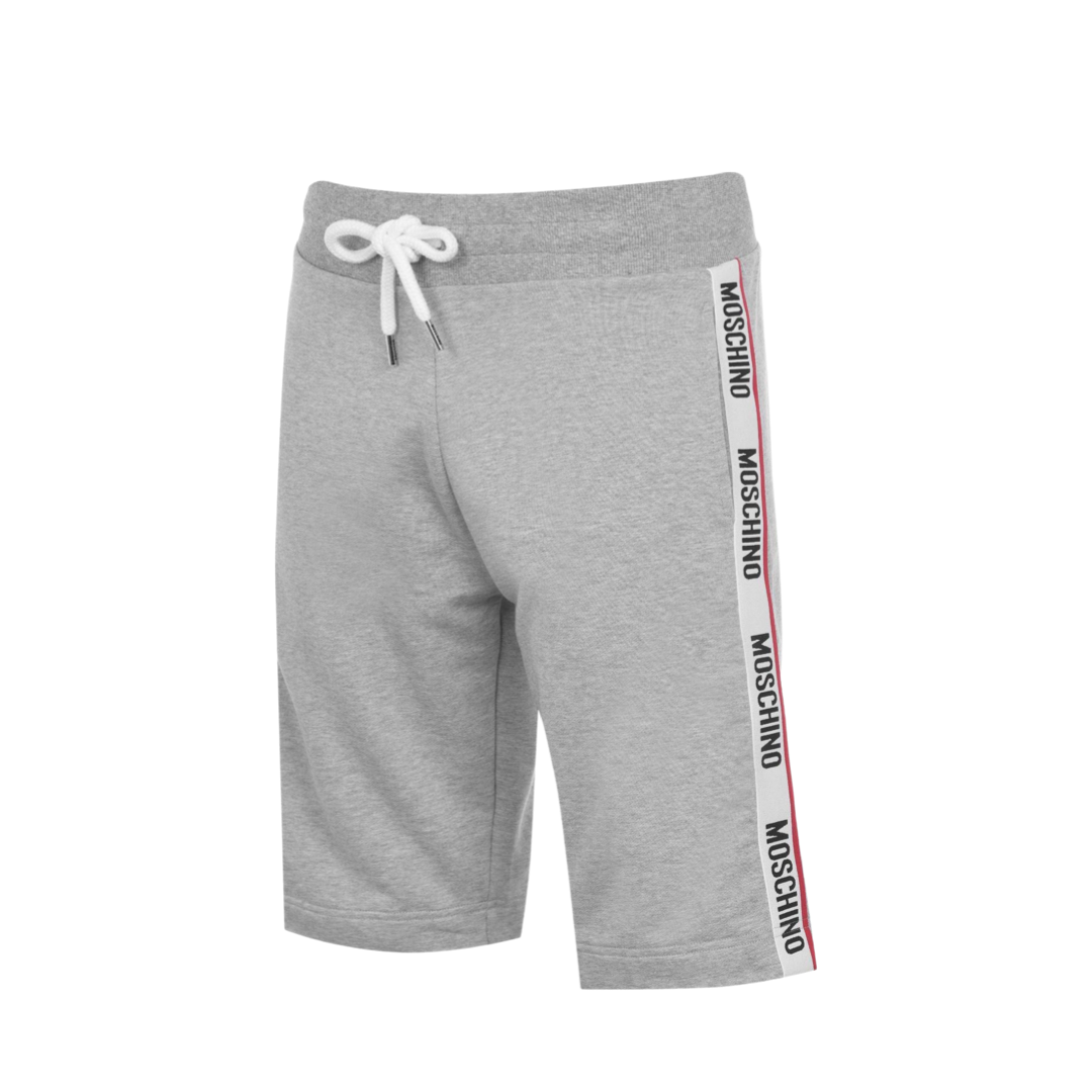 Moschino Tape Shorts In Grey