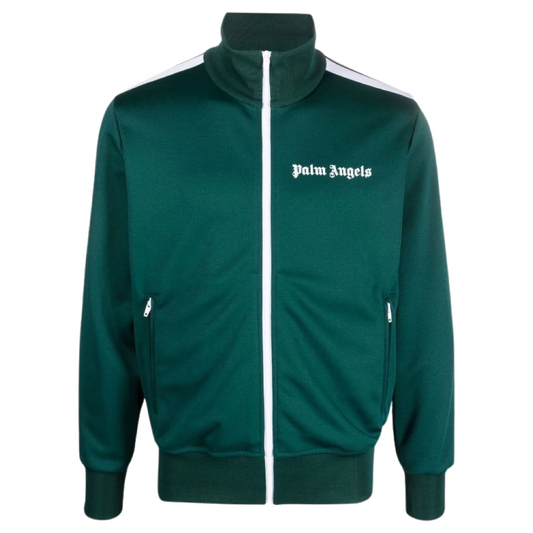 Palm Angels Track Jacket In Green