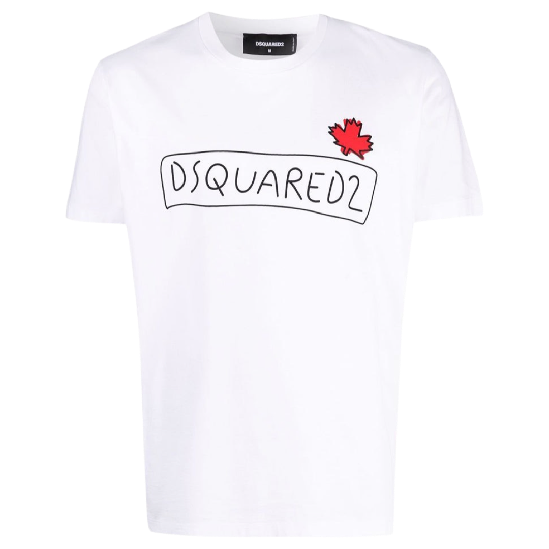 Dsquared2 Logo T-shirt In White